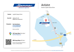 Anfahrt Logistik Campus Düren