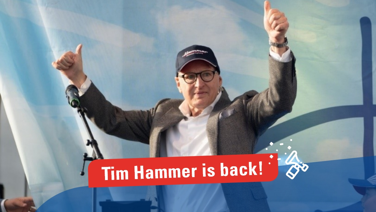 Tim Hammer is back!